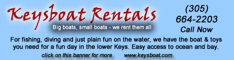 Florida Keys boat rentals for fishing, diving or family fun on the water.